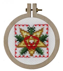 Embroidery kit Christmas ornament , nice for the Christmas tree