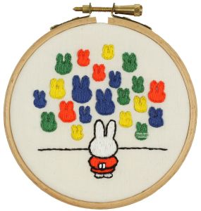 Printed embroidery kit Miffy in the museum, Dick Bruna