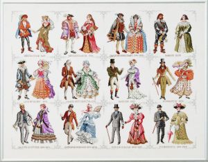 Borduurpakket geschiedenis van de mode