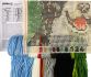 Cross stitch cushion Border Collie printed