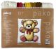 Cross stitch cushion teddy printed