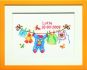 embroidery kit birthday sampler line full of baby clothes