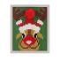 embroidery kit christmas reindeer for children painted