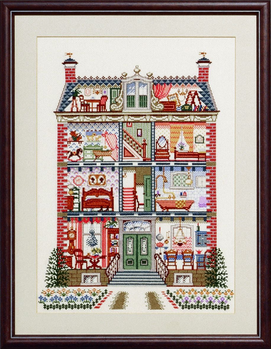 embroidery kit classic dollhouse