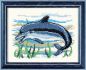 embroidery kit dolphin