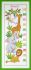 embroidery kit growth chart zoo animals