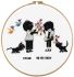 embroidery kit love friends jip janneke birthday sampler