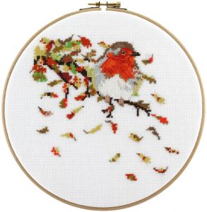 Embroidery kit redbreast